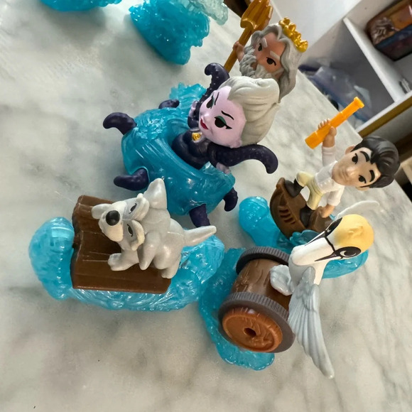 The Little Mermaid McDonalds Complete Toy Collection  all 8 included - Picture 4 of 7